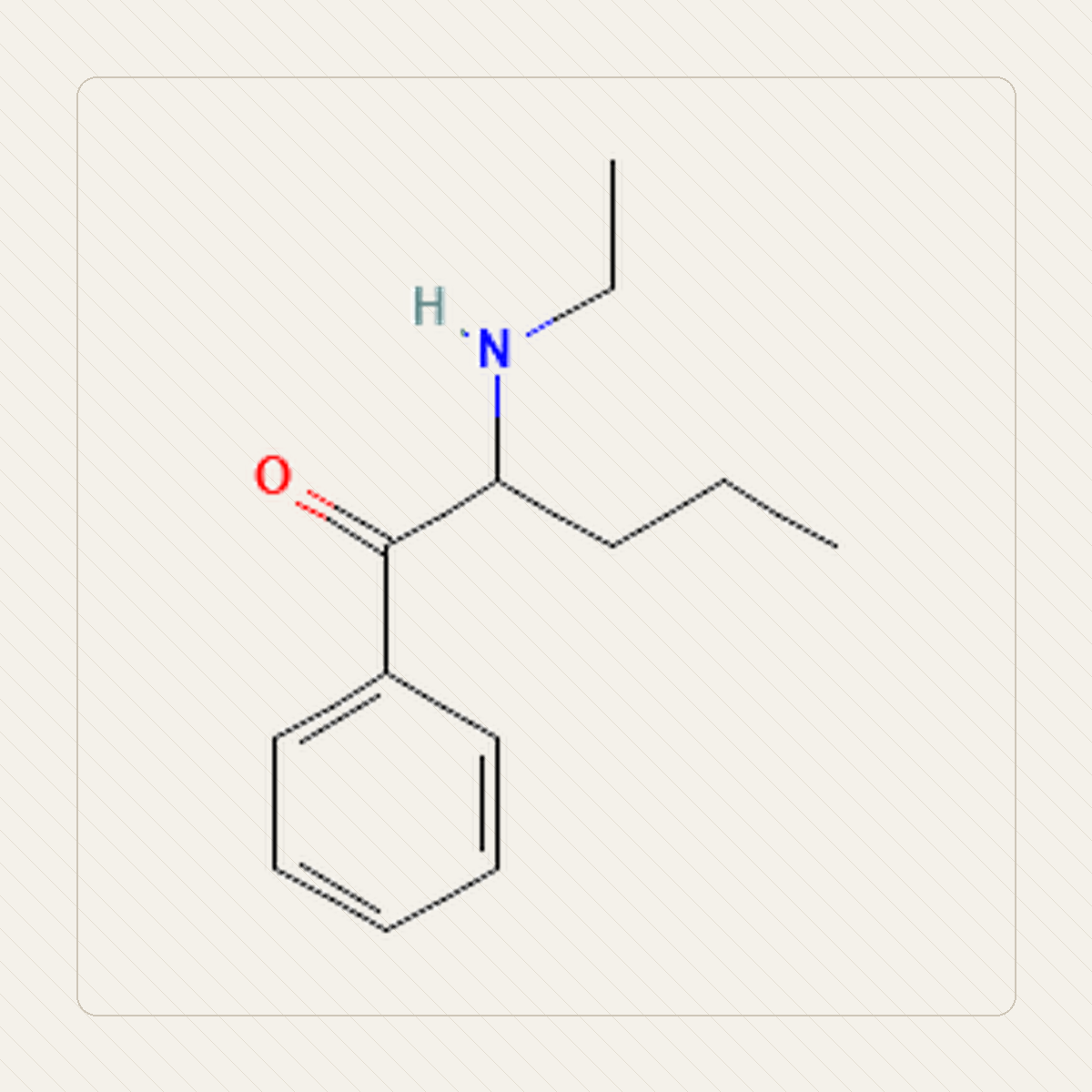 NEP, educational illustration of the molecular structure